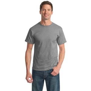 Jerzees (r) - S - X L Whites - Cotton 5.6 Oz Adult T-shirt, Double-needle Sleeves And Hem