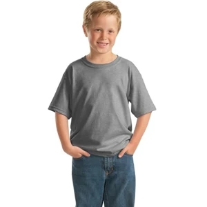 Gildan (r) - Neutrals - Youth Size 5.3 Oz. Cotton T-shirt With Seamless Double-needle Collar