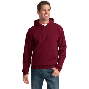 Jerzees (r) - 2 X L Heathers - Hooded Pullover Fleece Sweat Shirt With 2 Ply Hood With Grommets