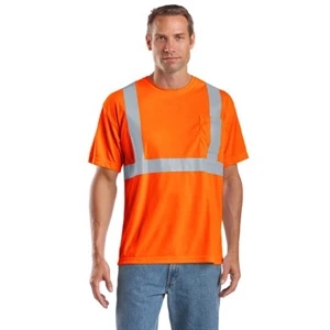 Cornerstone (r) By Port Authority (r) - X S - X L All Colors - Reflective Safety T-shirt With Pocket, Ansi Class 2