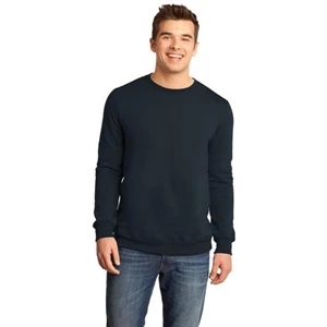 District (r) Concert Fleece (tm) - 3 X L Colors - Young Men's Fleece Crew Sweatshirt; 7.8 Ounce, 50/50 Cotton/poly