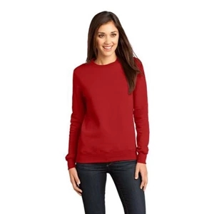 District (r) Concert Fleece (tm) - X S - X L Colors - Juniors Fleece Crew Sweatshirt; 7.8 Ounce, 50/50 Cotton/poly