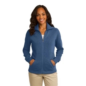 Port Authority (r) - X S - X L All Colors - Ladies' Slub Fleece Full Zip Jacket