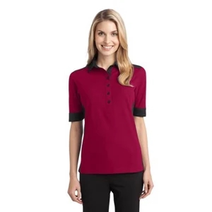 Port Authority (r) - X S - X L - Ladies' Silk Touch Colorblock Polo Shirt