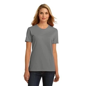 Port & Company (r) - X S - X L White & Natural - Ladies' Organic Essential Ring Spun Cotton T-shirt