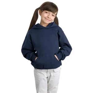 Hanes (r) Comfort Blend (r) Ecosmart (r) - Colors - Youth 7.8 Oz. Pullover Hooded Sweat Shirt With Set In Sleeves