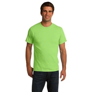 Port & Company (r) - 2 X L White & Natural - Organic Essential Ring Spun Cotton T-shirt