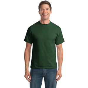 Port & Company (r) - 5 X L Darks - Polyester/cotton T-shirt With Double Needle Hem