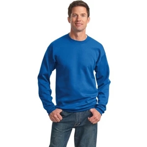 Port & Company (r) - Lt- X Lt - Colors - Polyester/cotton 9 Oz. Crew Neck Sweat Shirt With Set-in Sleeves, Tall Sizes