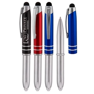 Madison - Ballpoint Pen With Led Bright Light And Stylus For Touch Screens