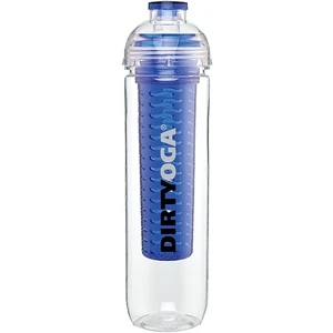 H2go (r) - Blue - 27 Oz Single Wall Tritan (tm) Copolyester Bottle With Lid, Infuser And Flip Top Cap