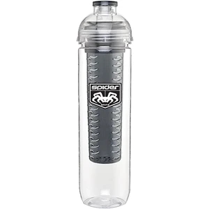 H2go (r) - Graphite - 27 Oz Single Wall Tritan (tm) Copolyester Bottle With Lid, Infuser And Flip Top Cap