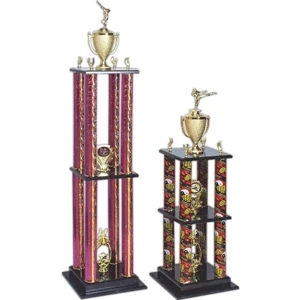 Four Column 3-Tier Trophy