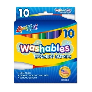 10 Pack Washable Markers