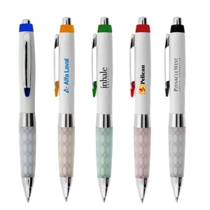 Marianas - 50 Working Days - A Plastic Barrel Click Action Ballpoint Pen With Black Ink