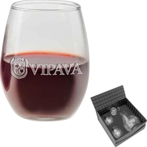 Windsor Loto - Three Piece Decanter Set Including One 42 Oz. Wine Decanter And Two 9 Oz Glasses
