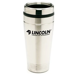 Mega - 16 Oz. Travel Tumbler With Stainless Steel Outer Shell And Plastic Liner
