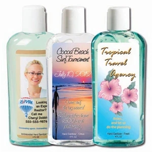 4 Oz. Hand Sanitizing Gel In Press-top Bottle With 70% Ethyl Alcohol & Aloe Vera