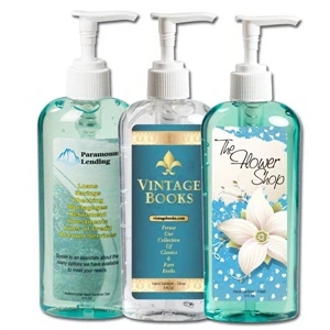 8 Oz. Hand Sanitizing Gel Pump Bottle With 70% Ethyl Alcohol & Aloe Vera