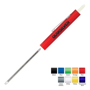 Pocket Partner (tm) - Pocket Screwdriver With Reversible Blade And Dip Switch Adjuster