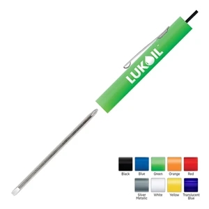 Pocket Partner (tm) - Pocket Screwdriver With Reversible Blade And Straight Hex Tool Top