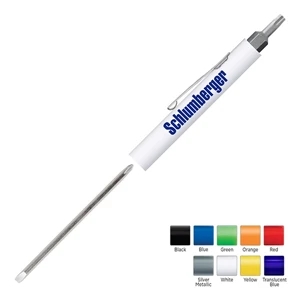 Pocket Partner (tm) - Pocket Screwdriver With Reversible Blade And #15 Star Tool Top