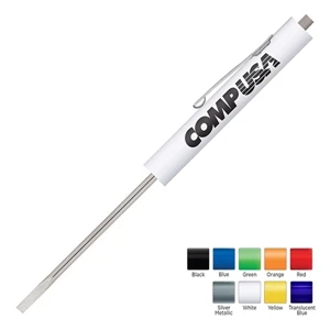 Pocket Partner (tm) - Pocket Partner Electricians Blade Screwdriver With Magnet Top, Handy Pocket Clip