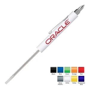 Pocket Partner (tm) - Pocket Partner Electrician Blade Screwdriver With #1 Phillips Top, Handy Pocket Clip