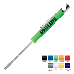 Pocket Partner (tm) - Pocket Partner Regular Blade Screwdriver With Bottle Opener
