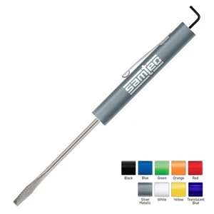 Pocket Partner (tm) - Pocket Partner Fixed Blade Screwdriver With Key Hex Tool Top
