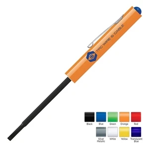 Pocket Partner (tm) - Pocket Partner Technician Blade Screwdriver With Button Top, Handy Pocket Clip
