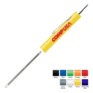 Pocket Partner (tm) - Pocket Screwdriver With Reversible Blade And Jeweler/eyeglasses Tool Top