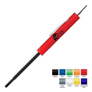 Pocket Partner (tm) - Pocket Partner Technician Blade Screwdriver With Jeweler/eyeglass, Handy Pocket Clip
