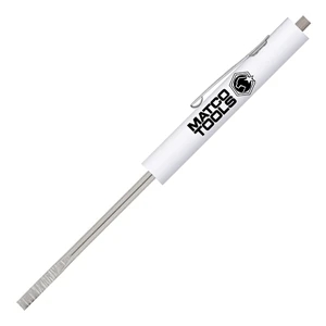 Pocket Partner (tm) - Pocket Partner Slim Blade Screwdriver With Magnet Tool Top, Handy Pocket Clip