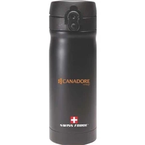 Alpine;swiss Force - Double-wall Stainless Steel And Performance Thermoplastic Vacuum Bottle, 12 Oz