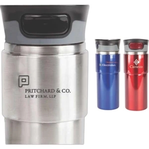The Automatic - Blue - Doubled Walled Stainless Steel Vacuum Tumbler, 14 Oz