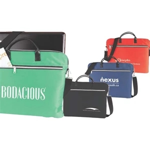 The Millennial - Black - Polyester Messenger Bag With Padded Laptop Sectional In Main Compartment