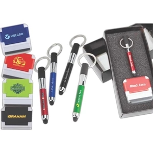 The Capable;the Convenient;the Pinecrest - Black - Stylus And Electronics Stand With Screen Cleaner Gift Set