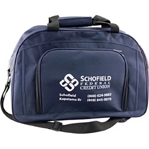 Quantico - Zippered Travel Bag With Adjustable Shoulder Strap. 5-day Quick Ship