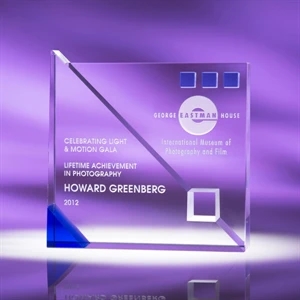 Transforma - Large - This Award Has A Unique Design That Transforms The Square Into Something Interesting