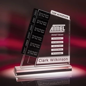Sequence - Black - These Optional Plaque Plates Are Inserted On The Perpetual Award As They Are Earned