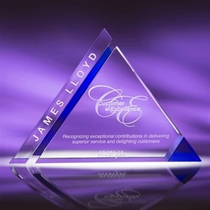 Imagery - Eye-catching And Extremely Handsome Award, Etched Front And Back For Added Depth