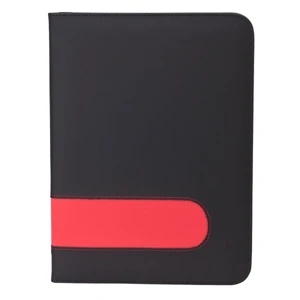 Portfolio With Letter-sized Writing Pad, Id Window, File Sleeve And More