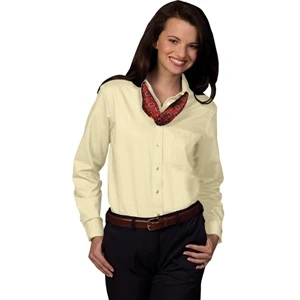 Black& Stripes X X S- X L - Women's Long Sleeve Dress Button Down Oxford Shirt