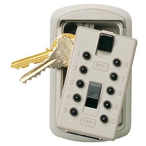 Keysafe (tm) - Clay - Spare Key Storage Prevents Lockouts For Children And Elderly Households