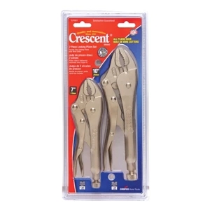 Crescent (r) - 2-pc. Locking Pliers With Wire Cutter. Blank Product Only