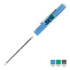 Level-rite (tm) - Level Rite Reversible Blade Screwdriver With Button Top