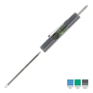 Level-rite (tm) - Level Rite Reversible Blade Screwdriver With #0 Phillips Head With A Built-in Level
