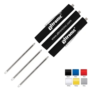 Tri-ad (tm) - Tri Ad Triangular Pocket Screwdriver With Reversible Blade And Magnet Top