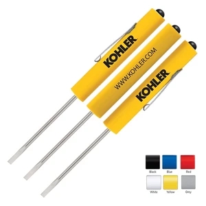 Tri-ad (tm) - Tri Ad Triangular Electrician Blade Pocket Screwdriver With Button Top